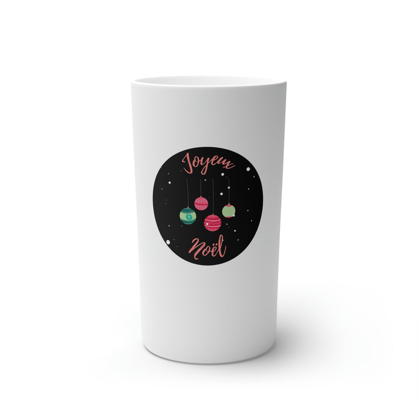 "Joyeux Noel" Christmas ornaments Conical Coffee Mugs (3oz, 8oz, 12oz)