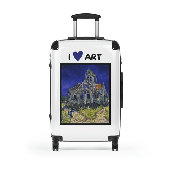 "I Love Art" Van Gogh White Suitcase