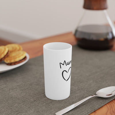 "Love Mum" Conical Coffee Mugs (3oz, 8oz, 12oz)