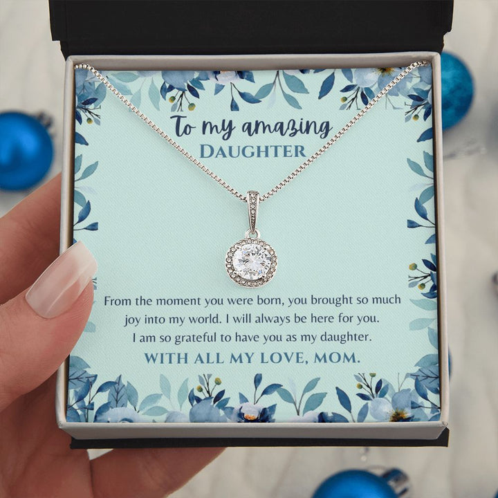 To my amazing Daughter - Always here for you. Mom.- Hope Necklace