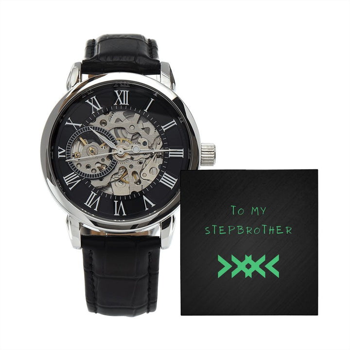 To my Stepbrother - Men's Openwork Watch