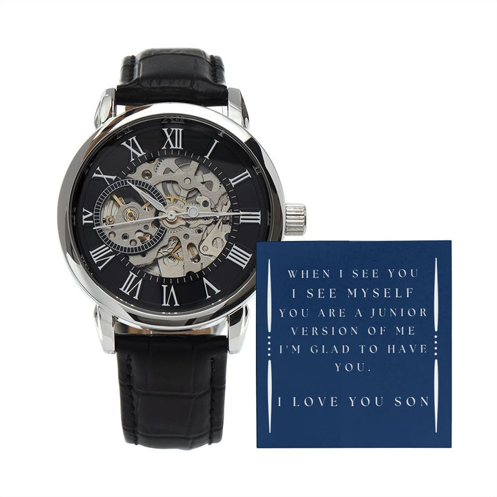 "My Son" from Dad Men's Openwork Watch