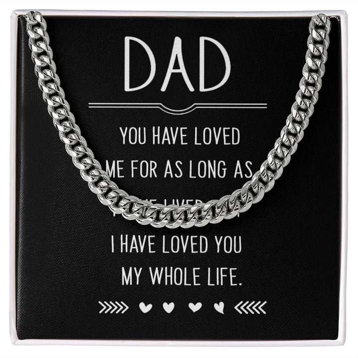 "Dad" Cuban Link Chain