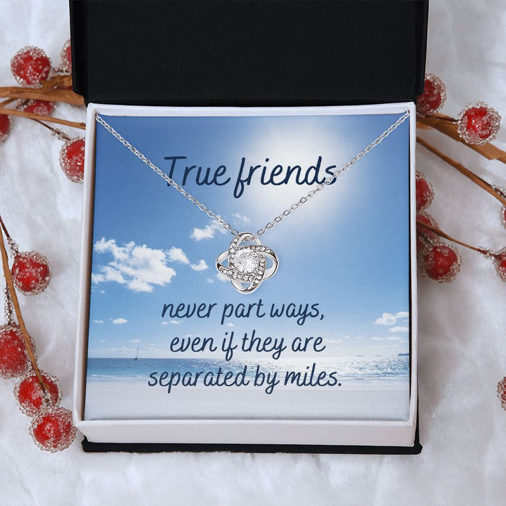 True Friends - Never part ways - Knot Necklace