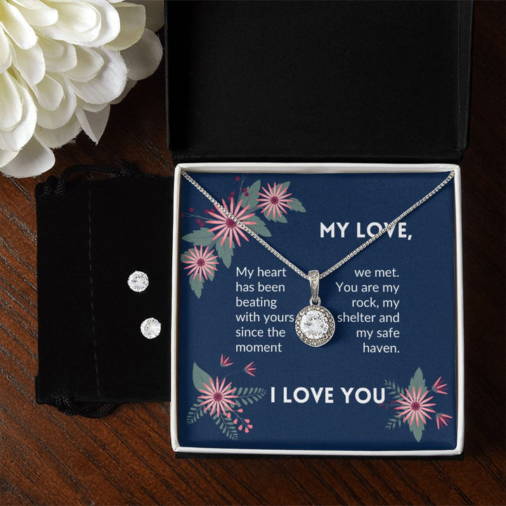 "My Love" Eternal Hope Necklace + earring set!