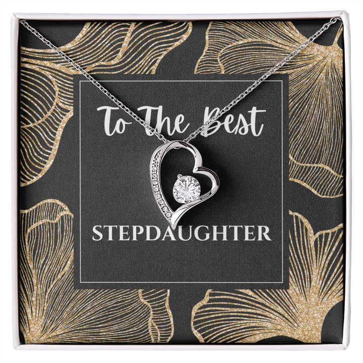 "To the Best Stepdaughter" Forever Love Necklace