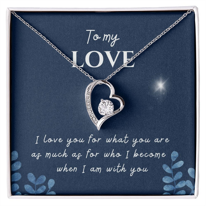 "To My Love" Forever Love Necklace