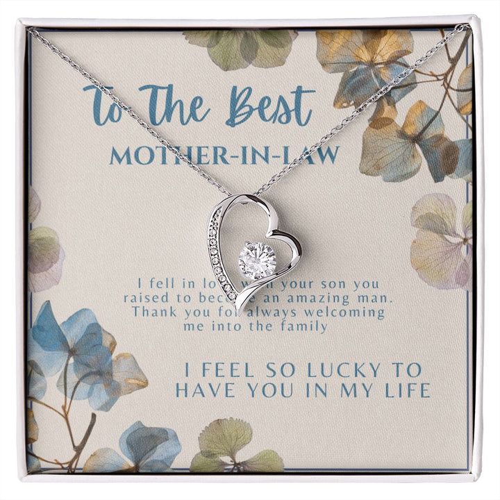 "To the Best Mother in law" Forever Love Necklace