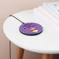 "Keep your hands off my cupcake" Purple Wireless Charger
