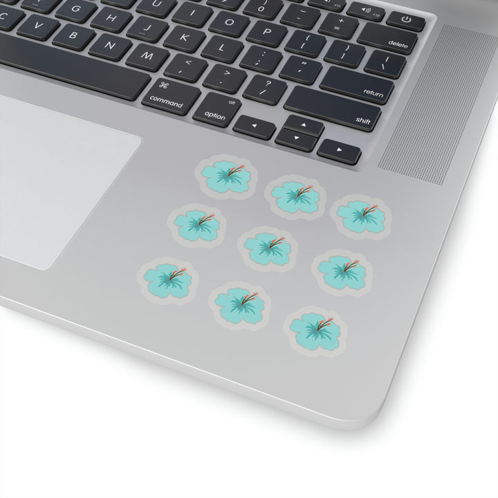 "Exotic Blue flowers" Kiss-Cut Stickers
